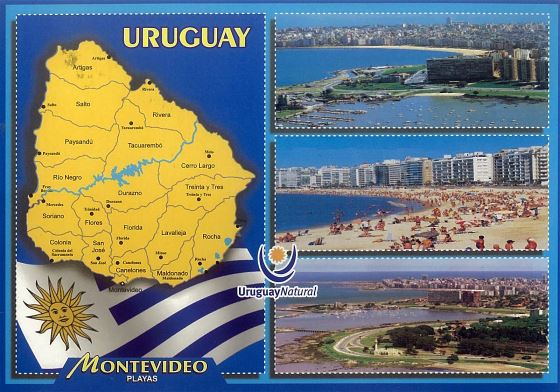 Mapa de Uruguay