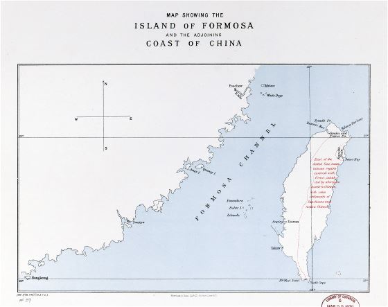 Grande detallado mapa de la isla de Formosa y la costa adyacente de China - 1978