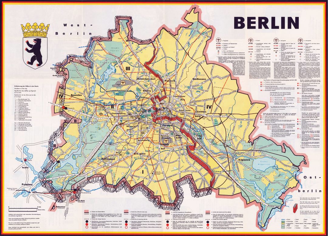 Gran mapa detallado de Berlín