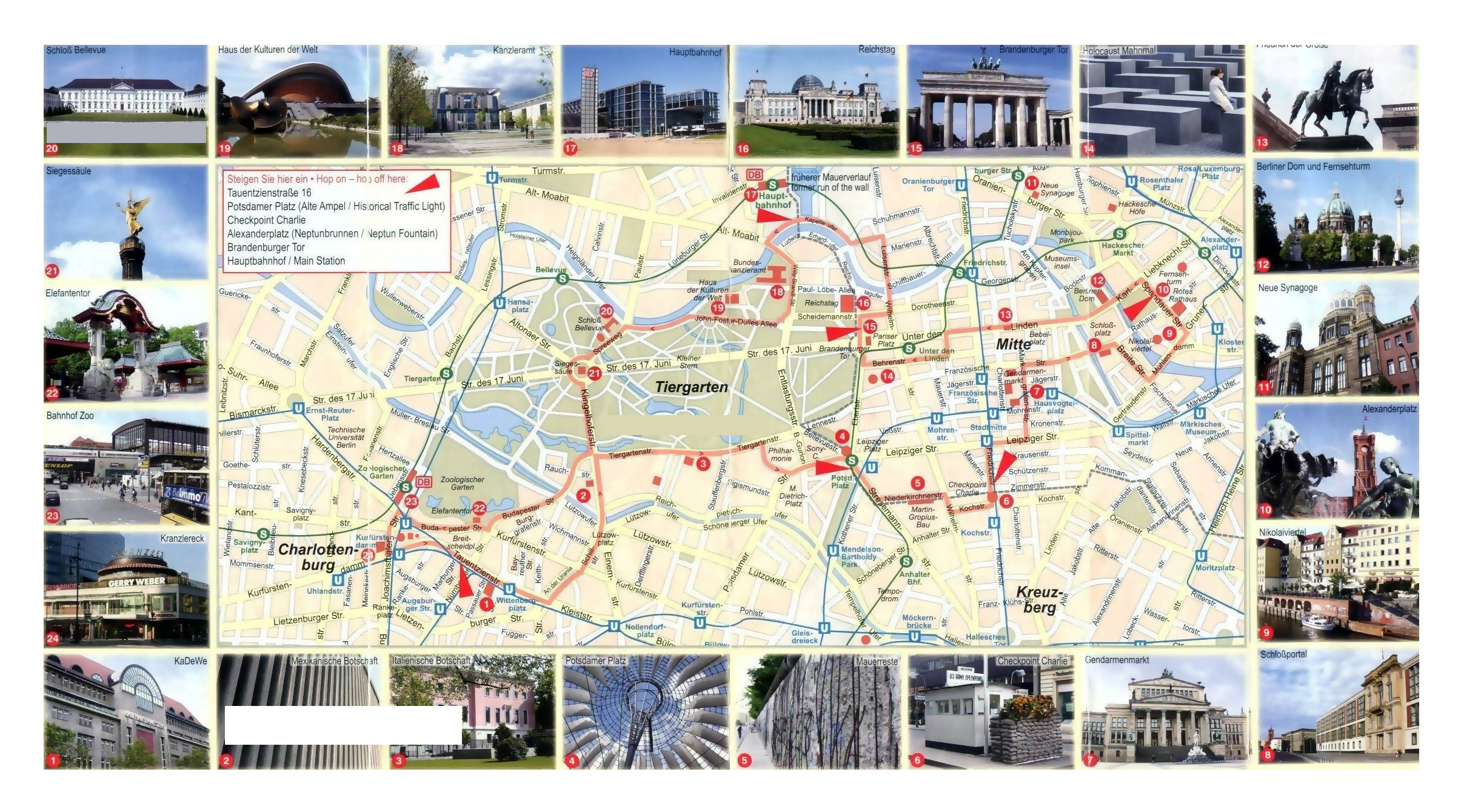 Mapa De Berlin Turistico Images