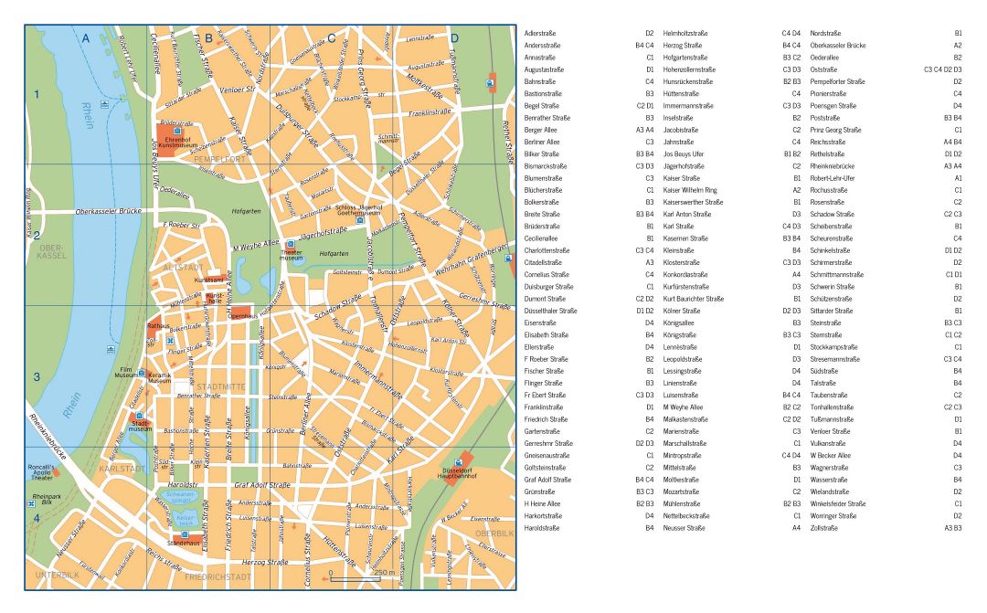 Gran plano de Dusseldorf