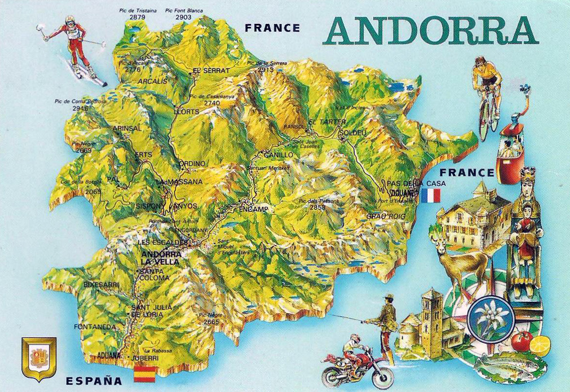 Mapa Andorra Turismo 60 Foto Turismosocialimserso