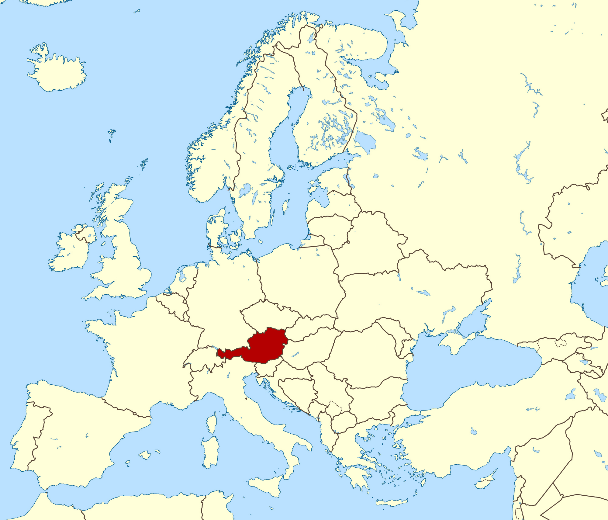 Álbumes 105+ Foto Mapa Politico De Austria En Español Actualizar