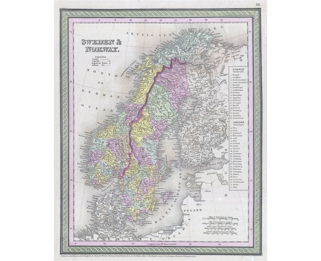 El mapa político de los países nórdicos - Mapas de El Orden