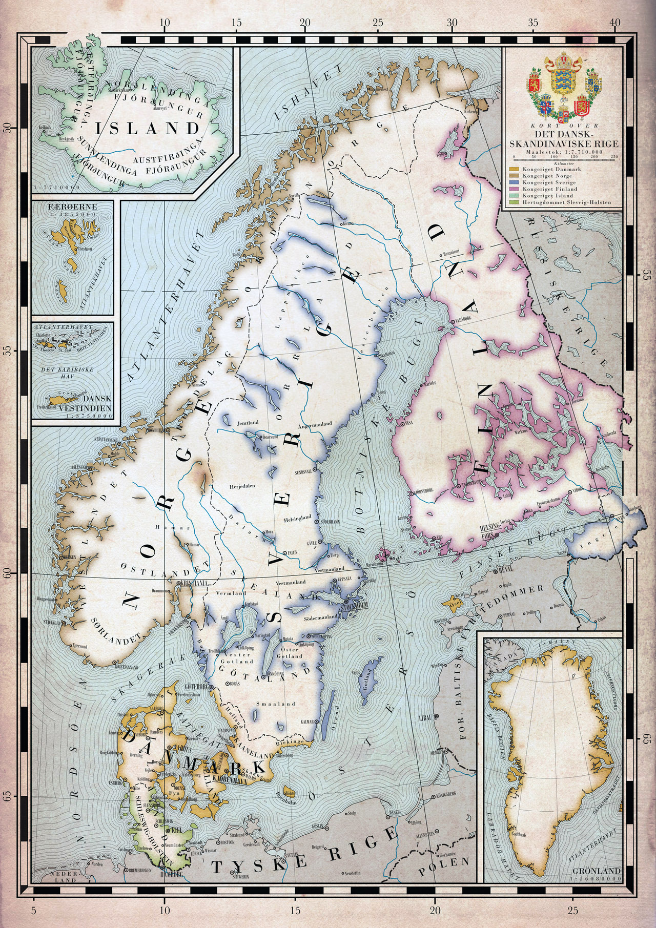 Escandinavia mapa fotografías e imágenes de alta resolución - Alamy