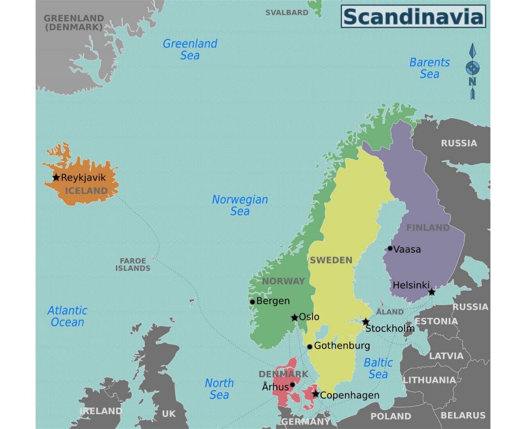 Mapa Detalhado Político De Escandinávia E Dos Países Báltico Ilustra??o Do  Vetor Ilustração do Vetor - Ilustração de detalhado, finlândia: 153084241