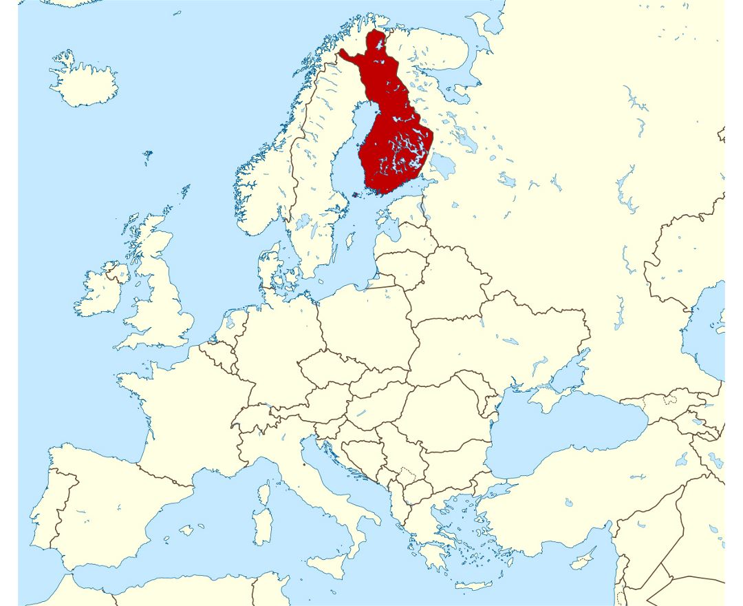 Mapas de Finlandia | Colección de mapas de Finlandia | Europa | Mapas del Mundo