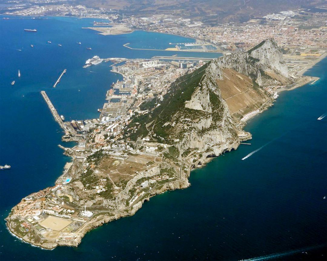 Gran foto panorámica de Gibraltar