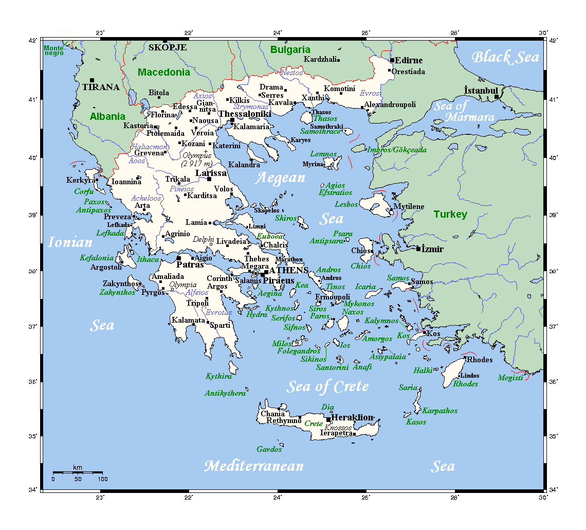 Álbumes 99+ Foto Mapa De Grecia Con Nombres Y Division Politica Mirada ...