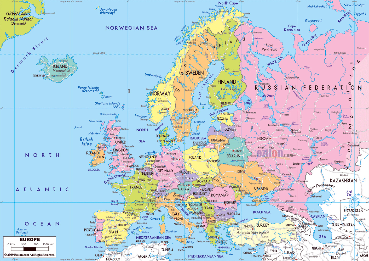 Mapa Pol tico Grande De Europa Con Caminos Y Ciudades Europa Mapas Mapa Pol tico Grande De Europa Con Caminos Y Ciudades Europa Mapas